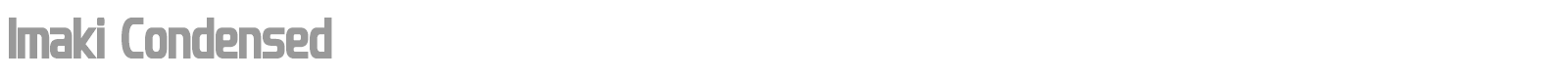 Imaki font preview